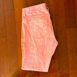 Coral Snake skin skinny Capri